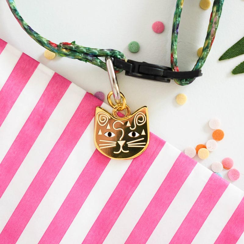 Niaski Guscat Klimt Artist Cat Collar - CreatureLand