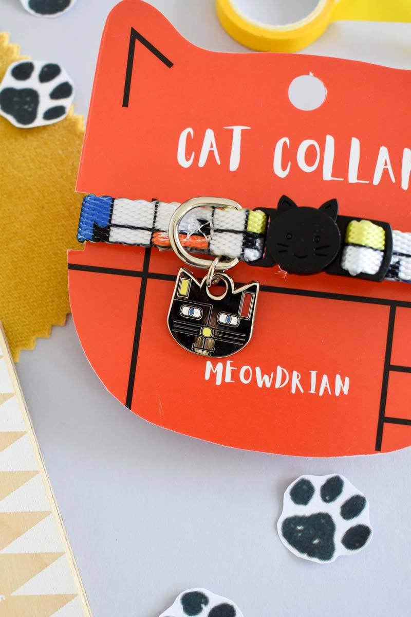 Niaski Meowdrian Artist Cat Collar - CreatureLand