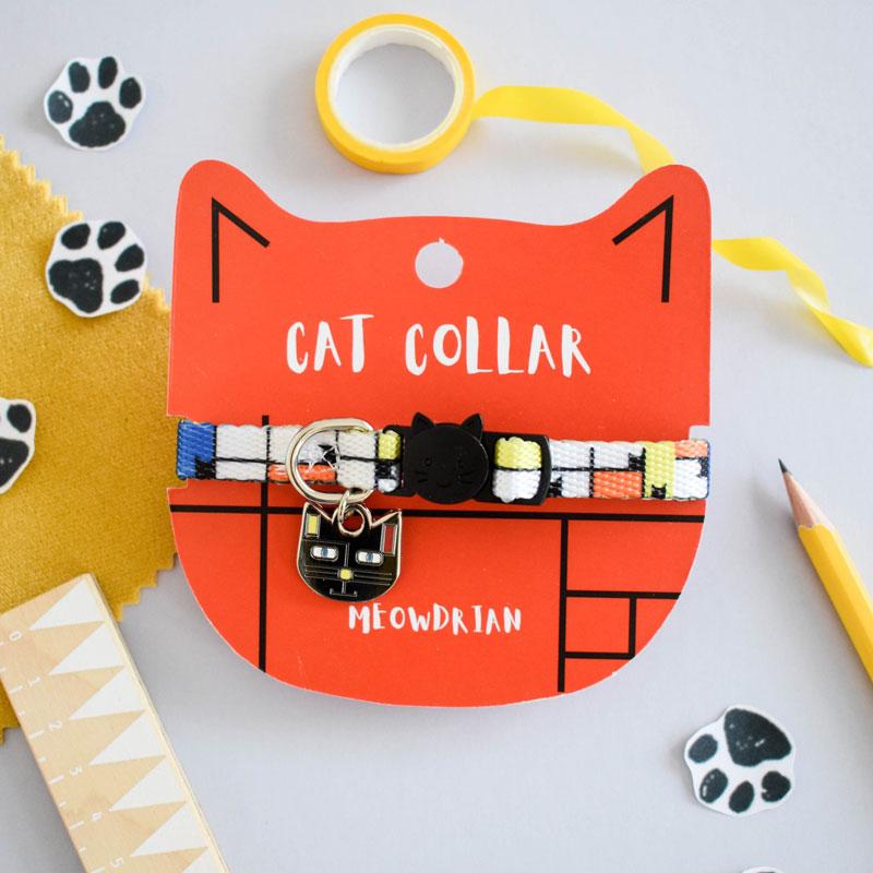 Niaski Meowdrian Artist Cat Collar - CreatureLand