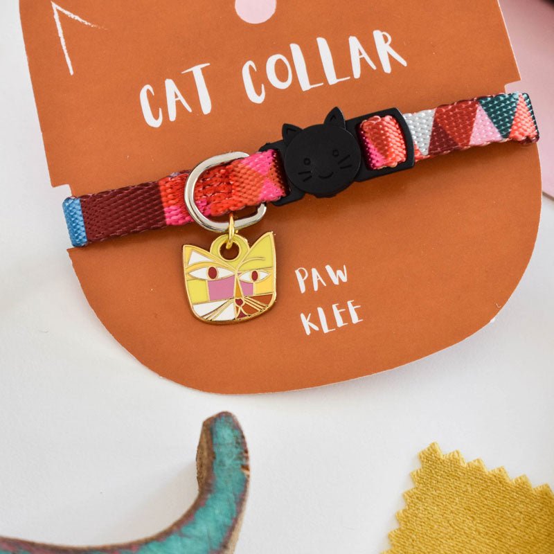 Niaski Paw Klee Artist Cat Collar - CreatureLand