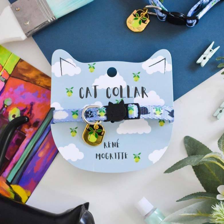 Niaski René Mogritte Artist Cat Collar - CreatureLand