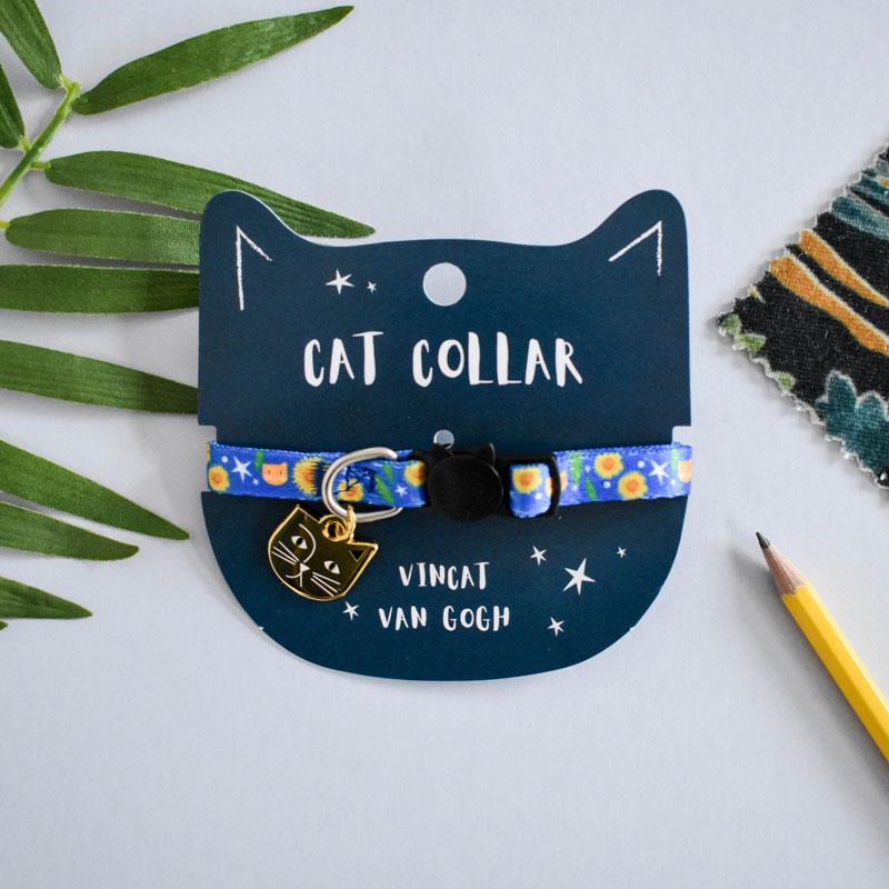 Niaski Vincat Van Gogh Artist Cat Collar - CreatureLand