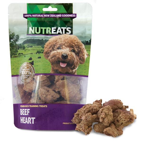 NUTREATS — 100 Natural Beef Heart Dog Treats CreatureLand.