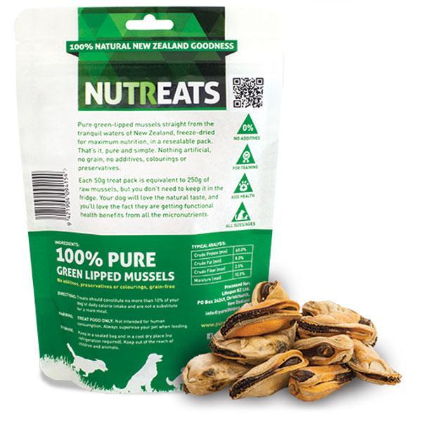 Nutreats Green-Lipped Mussels Premium Dog Treats - CreatureLand