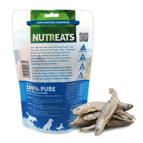 Nutreats Pilchard Premium Dog Treats - CreatureLand