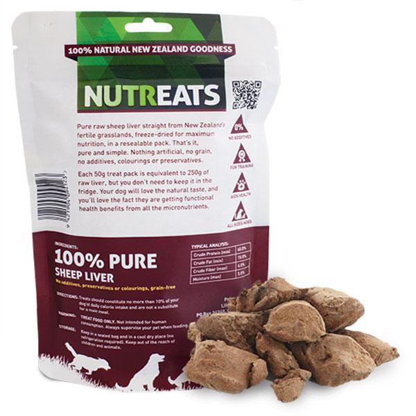 Nutreats Sheep Liver Premium Dog Treats - CreatureLand