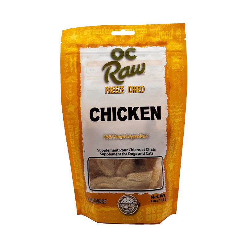 OC Raw Freeze Dried Raw Chicken Pieces (4oz) - CreatureLand