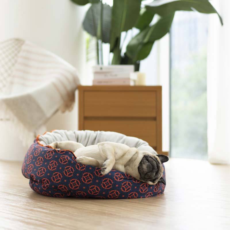 Ohpopdog Baba Navy 150 Reversible Pet Bed - CreatureLand