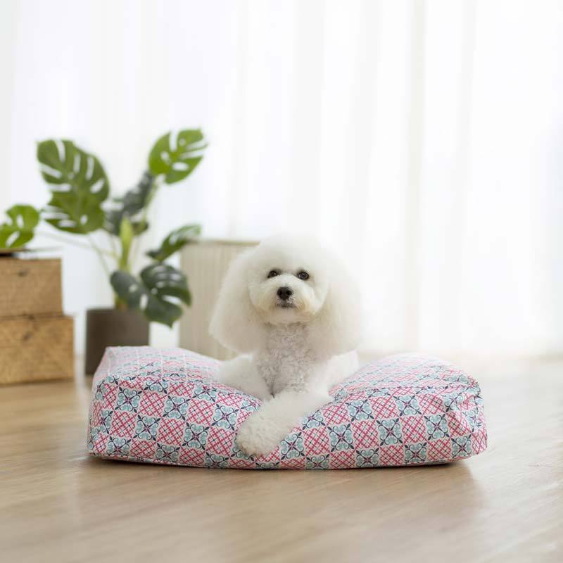 Ohpopdog Bibik Pink 14 Microbeads Pet Bed - CreatureLand