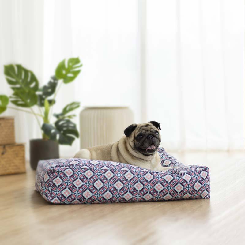 Ohpopdog Bunga Peach 6 Microbeads Pet Bed - CreatureLand