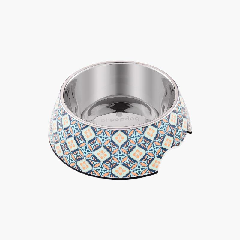 Ohpopdog Heritage Bunga Peach 6 Pet Bowl - CreatureLand