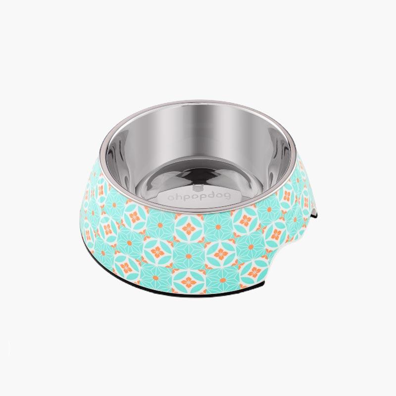 Ohpopdog Heritage Straits Mint 17 Pet Bowl - CreatureLand