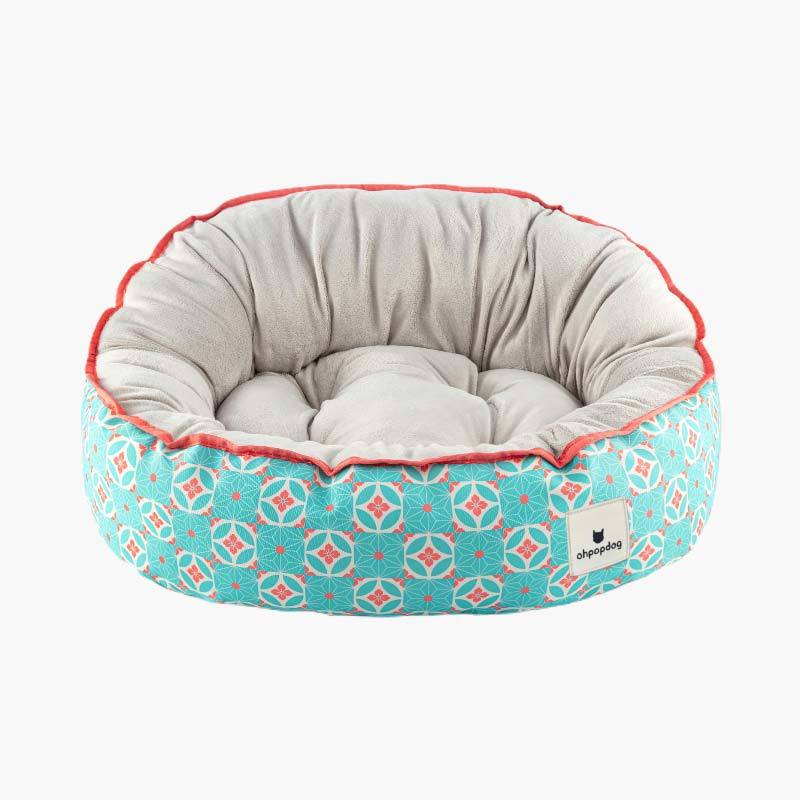 Ohpopdog Straits Mint 17 Reversible Pet Bed - CreatureLand