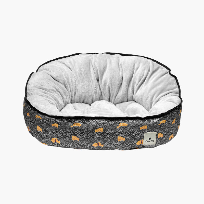 Ohpopdog Taiyaki Reversible Pet Bed - CreatureLand
