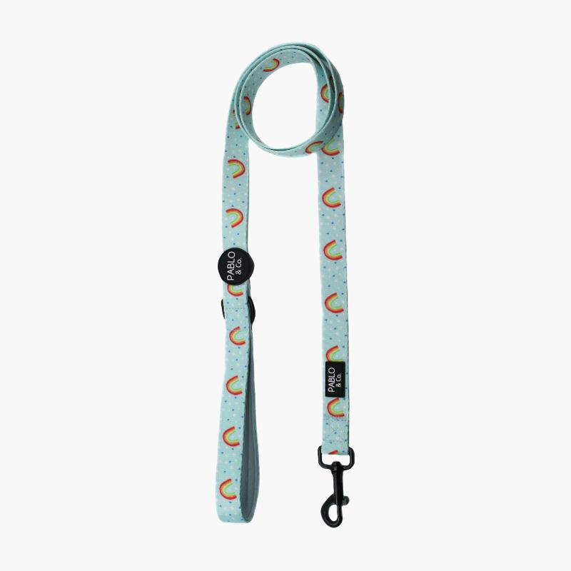 PABLO & Co. Pet Leash - Blue Rainbows - CreatureLand