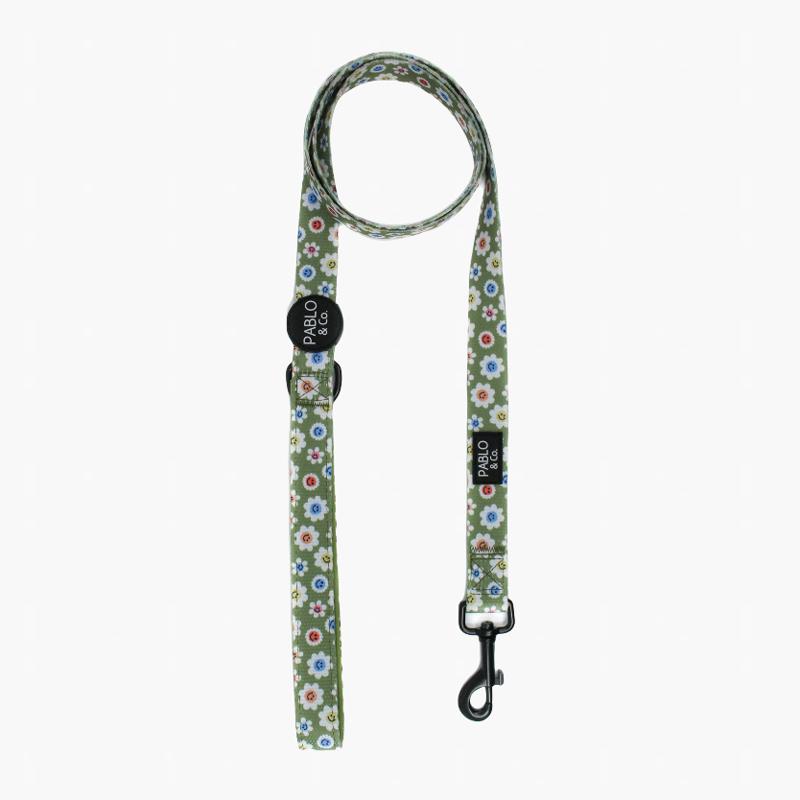 PABLO & Co. Pet Leash - Smiley Flowers - CreatureLand