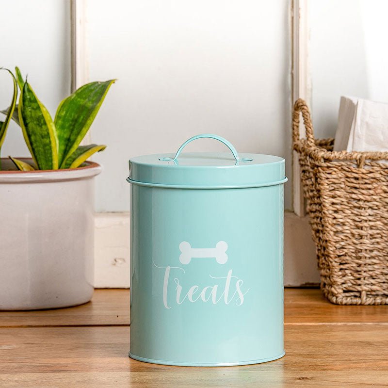 Park Life Design Jasper Powder Blue Treat Canister - Treats - CreatureLand