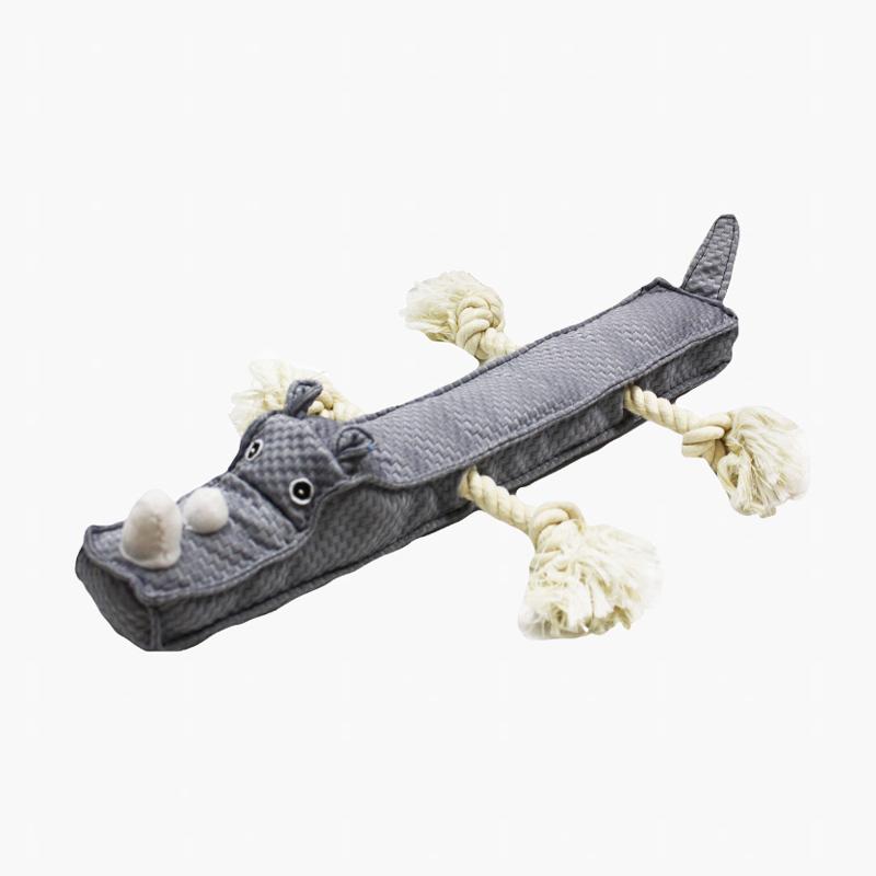 Patchwork Pet Rhino Stick - Tuffpuff® Dog Toy - CreatureLand