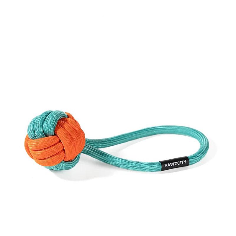 Pawzcity Ice Cream Rope Ball Tug Toy (4 Colours) - CreatureLand