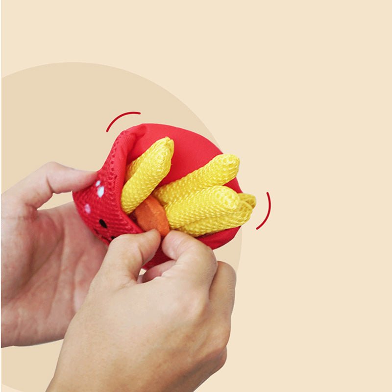Pawzcity La Fiesta - Awkward French Fries Nose Work Dog Toy - CreatureLand
