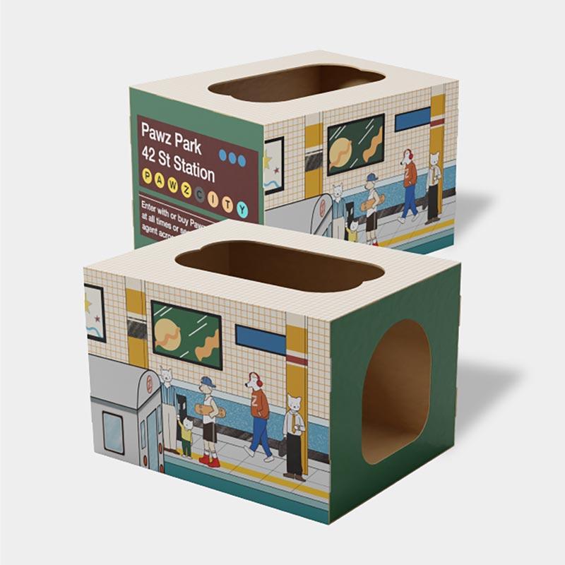 Pawzcity Subway Box Cat Scratcher - CreatureLand