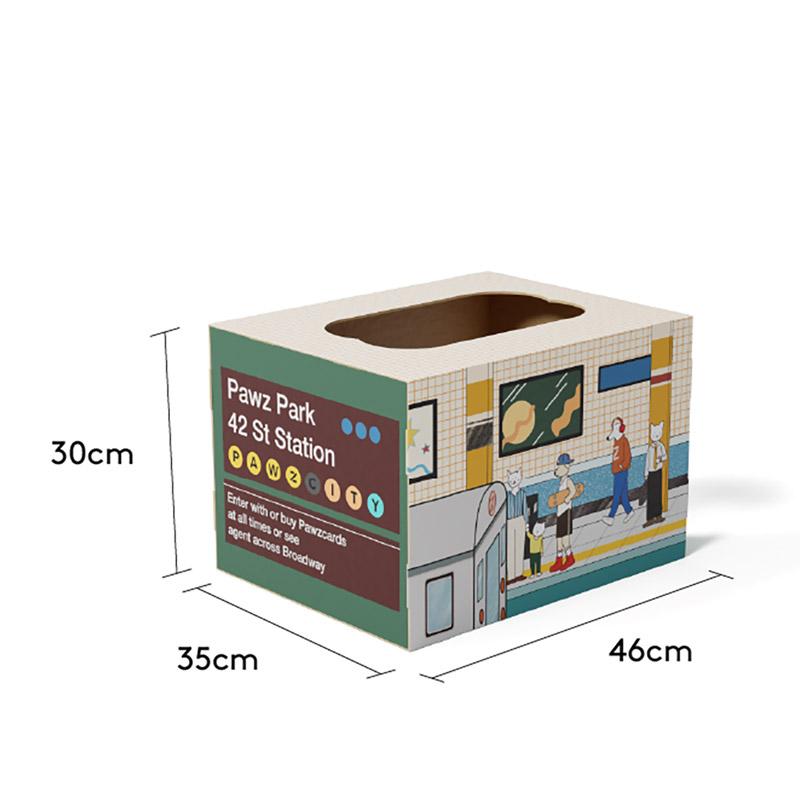 Pawzcity Subway Box Cat Scratcher - CreatureLand