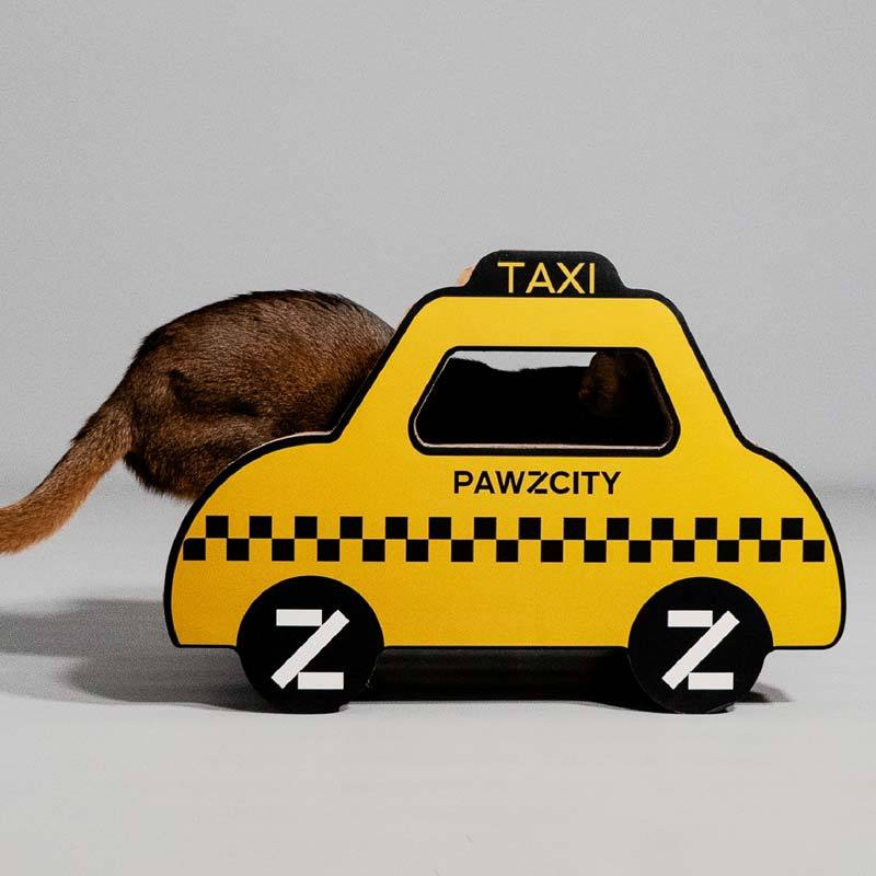 Pawzcity Taxi Cat Scratcher - CreatureLand