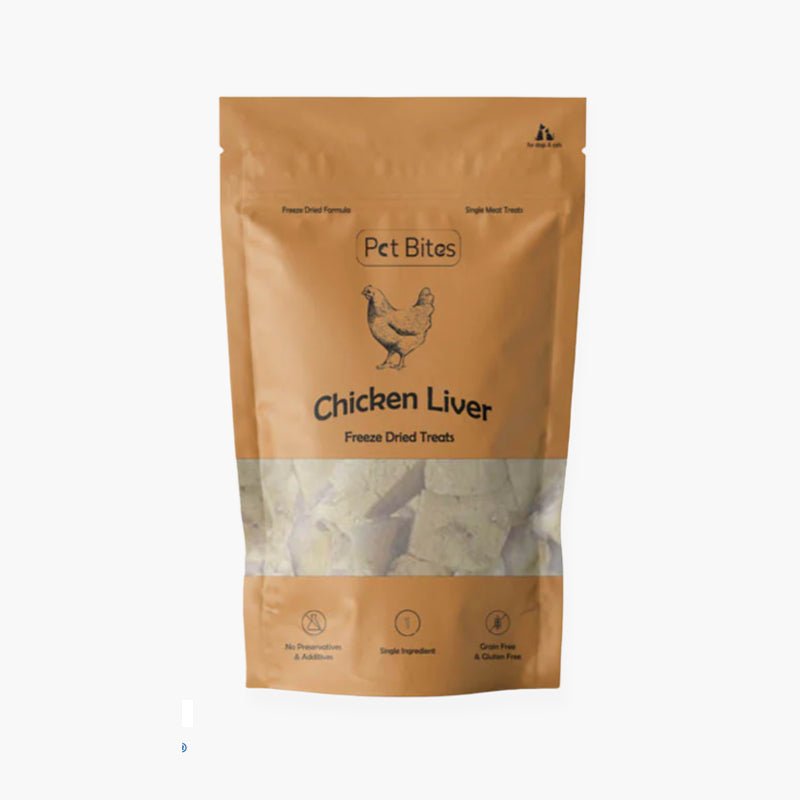 Pet Bites Freeze Dried Chicken Liver (79g) - CreatureLand