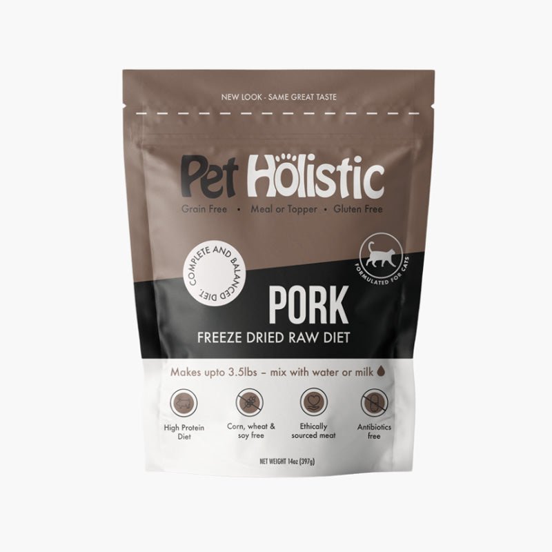 Pet Holistic Freeze Dried Feline Pork Raw Diet CreatureLand