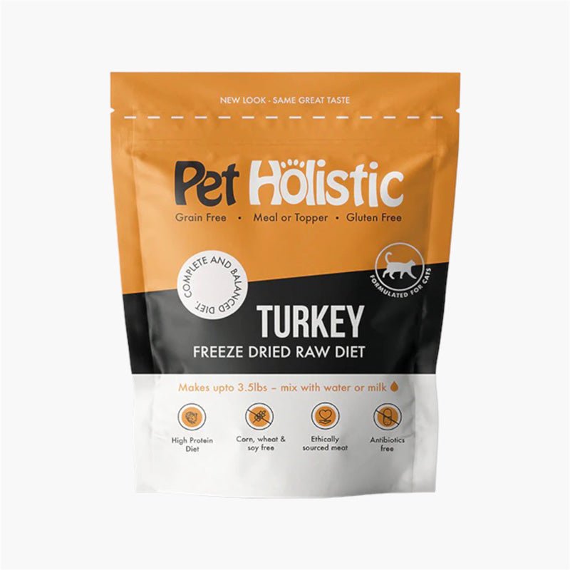 Pet Holistic Freeze Dried Raw Cat Food - Turkey (5.7oz) - CreatureLand