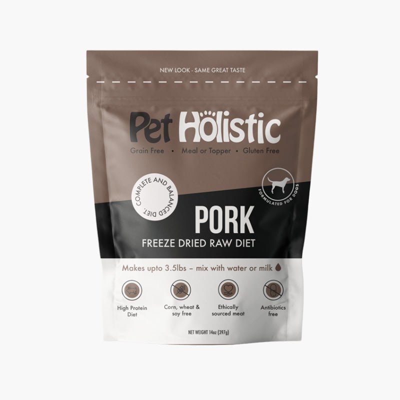 Pork raw best sale dog food