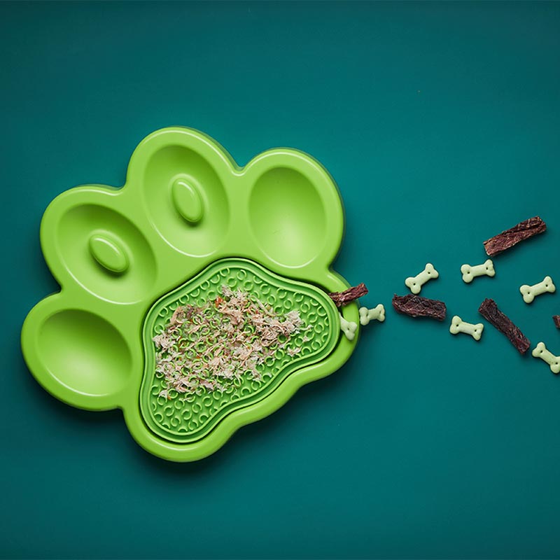 PetDreamHouse PAW 2-in-1 Slow Feeder & Lick Pad | Blue - CreatureLand