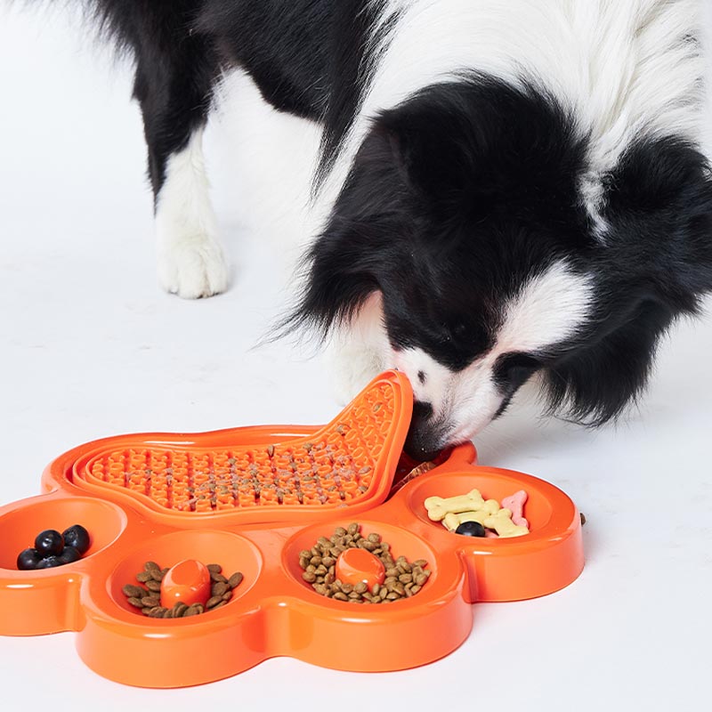 PetDreamHouse PAW 2-in-1 Slow Feeder & Lick Pad | Blue - CreatureLand