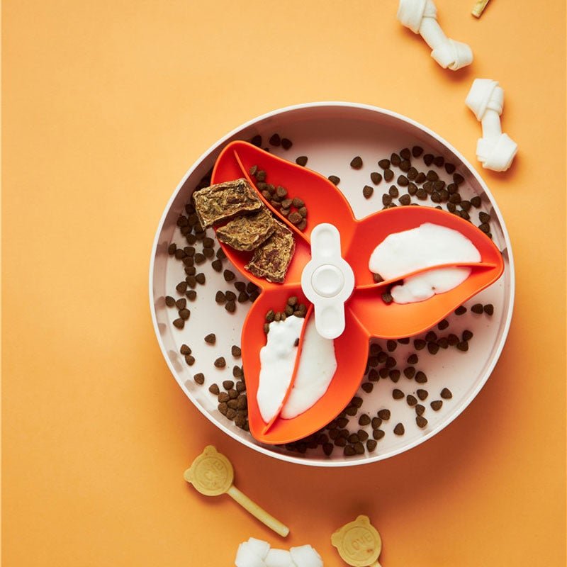 PetDreamHouse SPIN Interactive Feeder | Bougainvillea Orange - CreatureLand