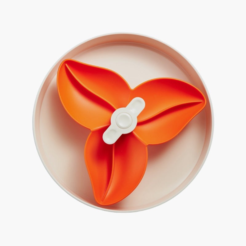 PetDreamHouse SPIN Interactive Feeder | Bougainvillea Orange - CreatureLand