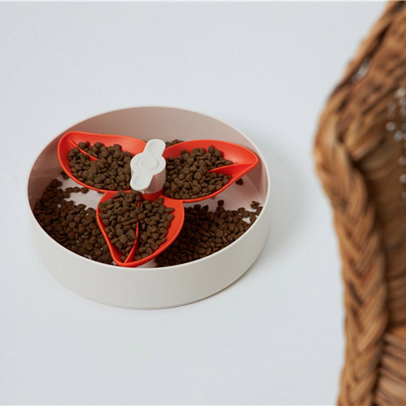 PetDreamHouse SPIN Interactive Feeder | Bougainvillea Orange - CreatureLand