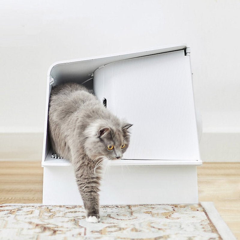 PETKIT White Villa Cat Litter Box - CreatureLand