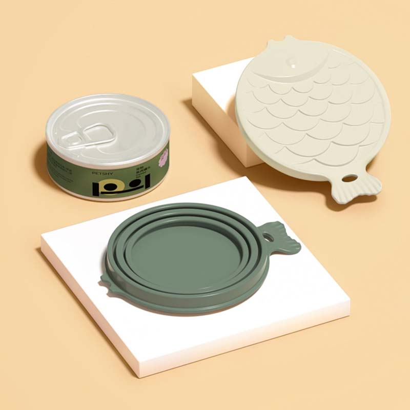 Petshy Bubble Fish Can Lid With Spoon (2 Colours) - CreatureLand