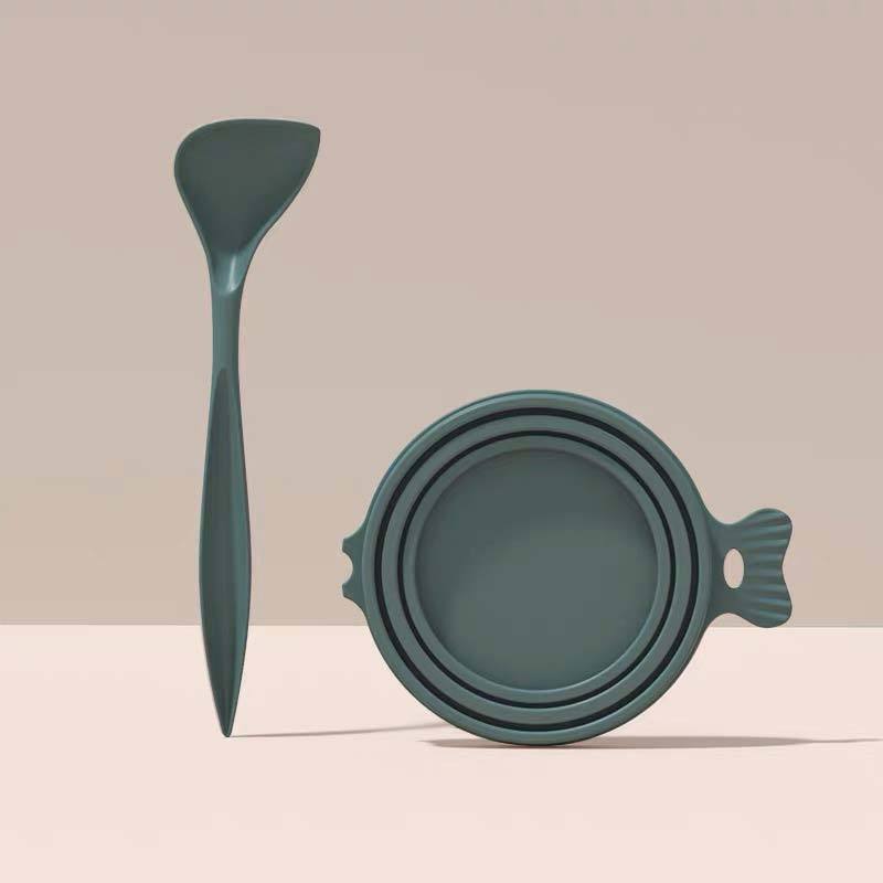 Petshy Bubble Fish Can Lid With Spoon (2 Colours) - CreatureLand