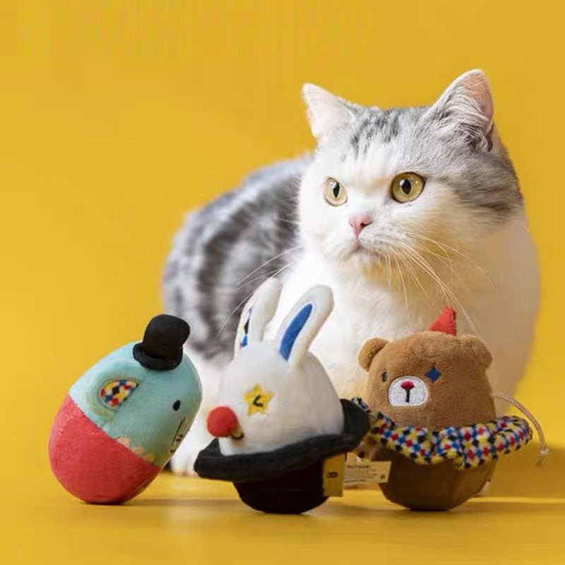 Petsville Circus Troupe Tumbler Cat Toy (3 Designs) - CreatureLand