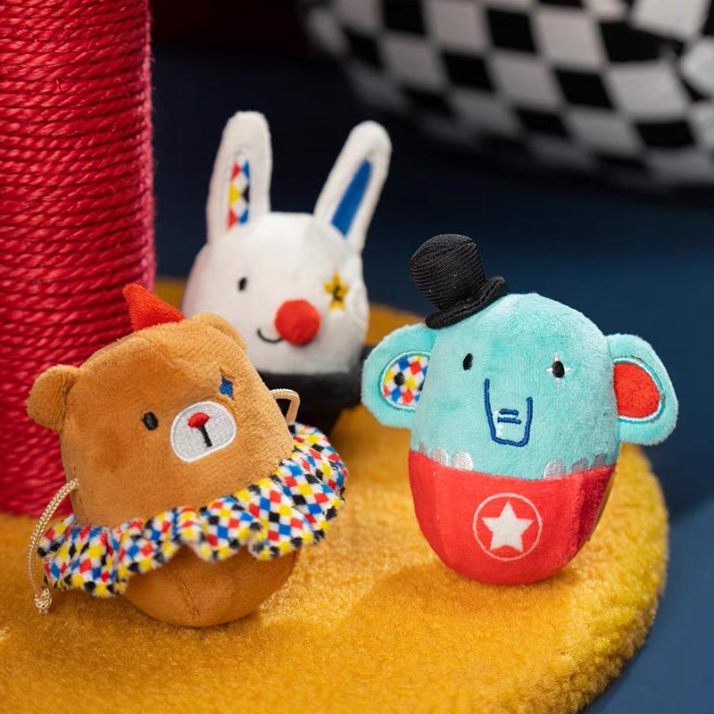 Petsville Circus Troupe Tumbler Cat Toy (3 Designs) - CreatureLand