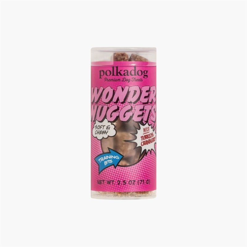 Polkadog Wonder Nuggets Mini Tube Dog Treats - Turkey & Cranberry (2.5oz) - CreatureLand