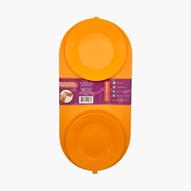 Poochie Butter Oval Lick Pad with Suction Cups - CreatureLand