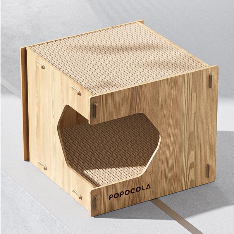 Popocola Cube Cat Nest - CreatureLand