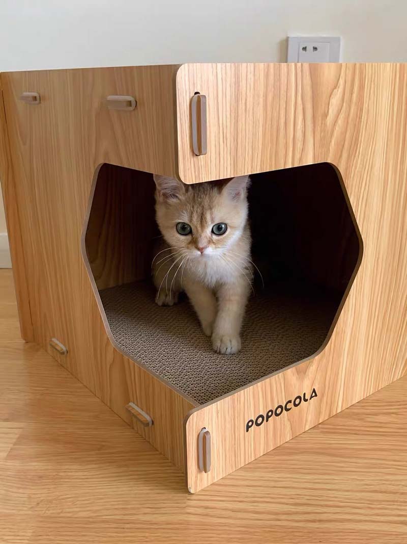 Popocola Cube Cat Nest - CreatureLand