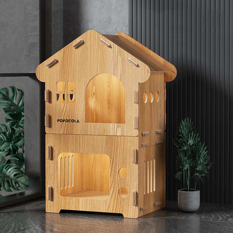 Popocola Duplex Cat Scratching Nest CreatureLand.