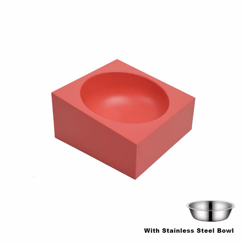 PPKP Building Blocks Pet Feeders | Stainless Bowls and Trays (Customisable) - CreatureLand