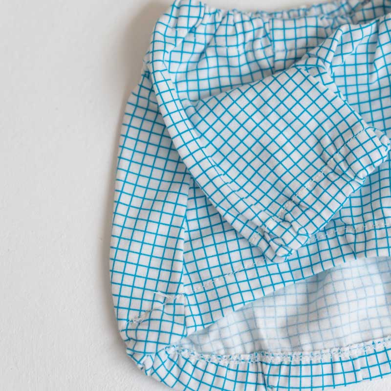 Pumpkin Crop Top - Blue