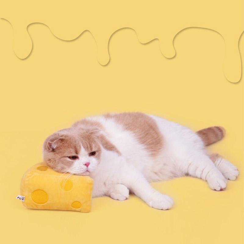 PurLab Cheese Catnip Toy - CreatureLand