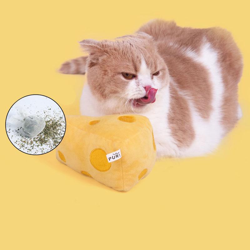 PurLab Cheese Catnip Toy - CreatureLand